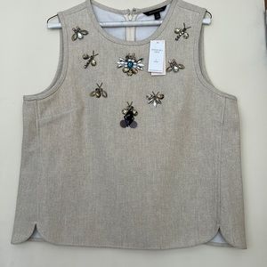 Banana Republic NWT bejeweled sleeveless